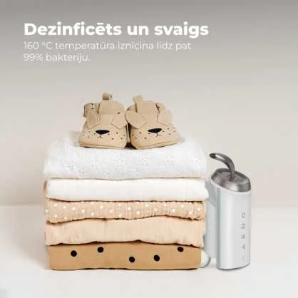 „Aeno“ sulankstytų drabužių garintuvas, AC220–240 V, 50/60 Hz, 1 vnt. GB, 8 vnt. kartoninėje dėžutėje
