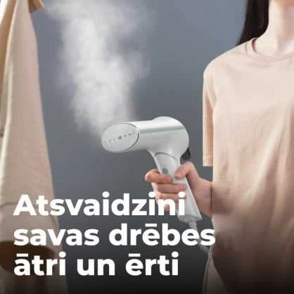 „Aeno“ sulankstytų drabužių garintuvas, AC220–240 V, 50/60 Hz, 1 vnt. GB, 8 vnt. kartoninėje dėžutėje