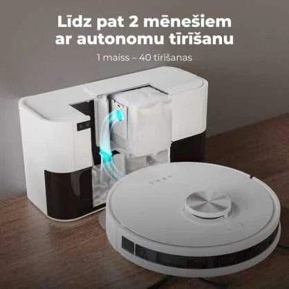 Dulkių siurblys - robotas Aeno RC5S,  Baltas