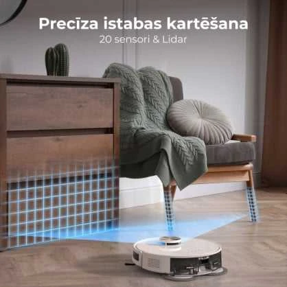 Dulkių siurblys - robotas Aeno RC5S,  Baltas
