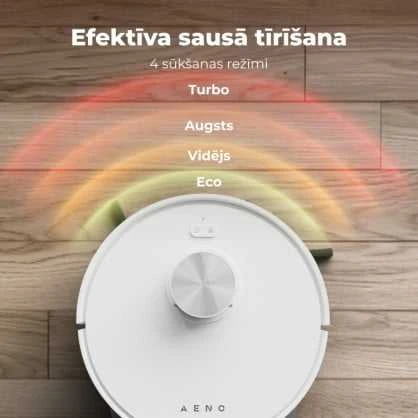 Dulkių siurblys - robotas Aeno RC5S,  Baltas