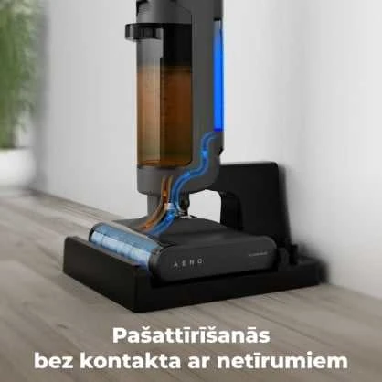 AENO TC1 transformatorinis dulkių siurblys, 200 W, 14 kPa, savaiminio išsivalymo, Pilkas