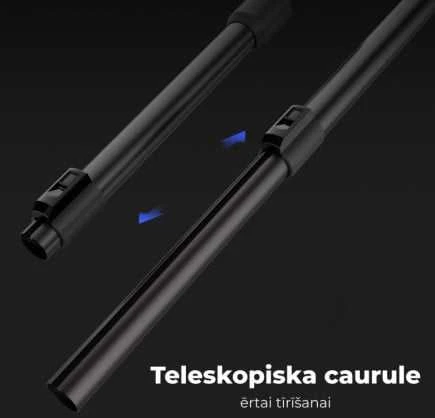 AENO TC1 transformatorinis dulkių siurblys, 200 W, 14 kPa, savaiminio išsivalymo, Pilkas