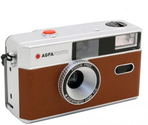 AGFAPHOTO daugkartinio naudojimo fotoaparatas 35 mm RUDAS
