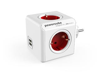 Allocacoc "PowerCube Original USB" Raudona
