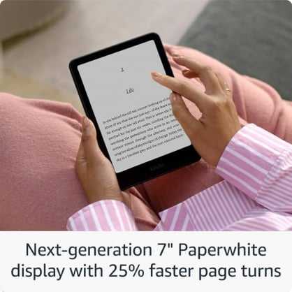 Amazon Kindle 7″ 12 kartos B0CFP6F89F elektroninių knygų skaitytuvas 32 GB Wi-Fi Juodas