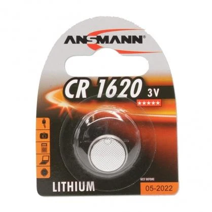 Ansmann CR1620 3V monetos tipo baterija pakuotėje