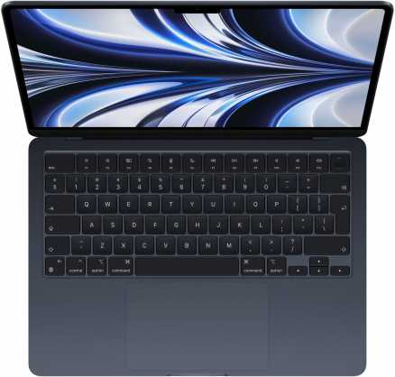 Nešiojamas kompiuteris MacBook Air 13 colių Apple M2 8C CPU, 8C GPU/16GB/256GB SSD/Midnight/RUS