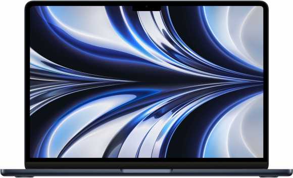 Nešiojamas kompiuteris MacBook Air 13 colių Apple M2 8C CPU, 8C GPU/16GB/256GB SSD/Midnight/RUS