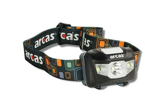 Arcas | Priekinis žibintas | ARC5 | 1 LED+2 prožektorių šviesos diodai | 5 W | 160 lm | 4+3 šviesos funkcijos