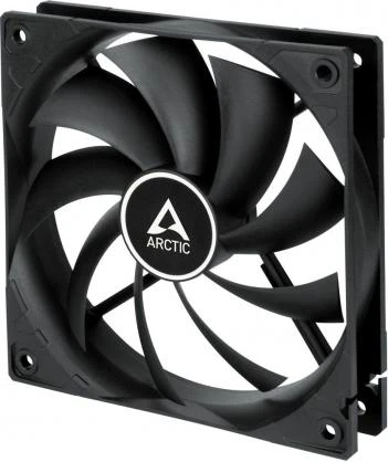 Arctic Cooling ARCTIC F12, 3-pin, 120mm, korpuso ventiliatoriai, juodi, 5 vnt.