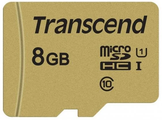 Atminties kortelė „TRANSCEND“ 8 GB „Micro SD“ be adapterio, 10 klasė