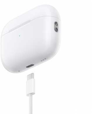 Ausinės Apple AirPods Pro (2 kartos) su "MagSafe" dėklu (USB-C), baltos spalvos