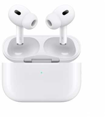 Ausinės Apple AirPods Pro (2 kartos) su "MagSafe" dėklu (USB-C), baltos spalvos