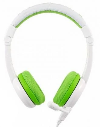 Buddyphones Ausinės vaikams 3+ 85dB su mikrofonu School+, žalia