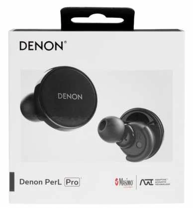 Ausinės Denon PerL Pro True Belaidės vastamelunappikuulokkeet, musta