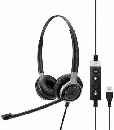 EPOS Sennheiser Ausinės Impact SC 638 mono juodas sidabrinis (1000580)