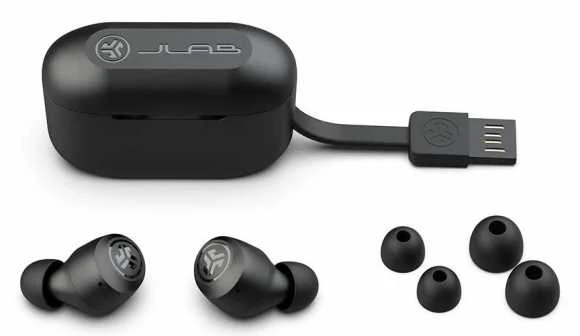 Ausinės Jlab Go Air Pop Juoda