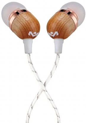 Ausinės Marley Earbuds Smile Jamaica, su mikrofonu, vario spalvos