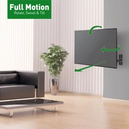Laikiklis BARKAN BM331 13"-65" TV, 3 lankstų, sieninis, juodas