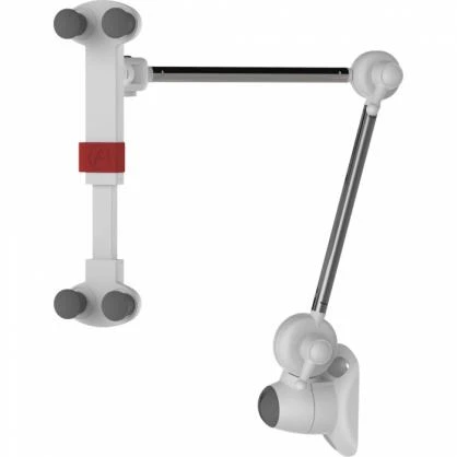 Laikiklis Barkan Portable, Foldable-Arm, Multi-Position Išmanusis telefonas & Planšetė Mount T580 Other, Full motion, 4-12 ", Baltas