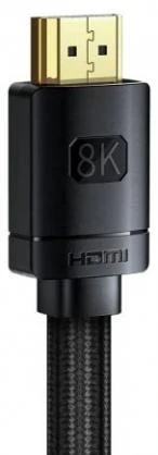 Kabelis HDMI-HDMI kištukai 3.0m (HDMI 2.1) juodas 8K 60Hz 48Gbps / 4K 120Hz, BASEUS