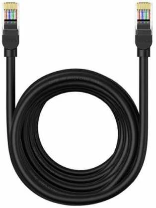Baseus Ethernet CAT5, 5 m tinklo kabelis (juodas)