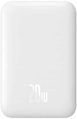 Baseus Magnetic Mini 6000mAh 20W MagSafe Powerbank (balta)