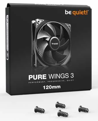 be quiet! Pure Wings 3 120mm dėžutė su varžtais