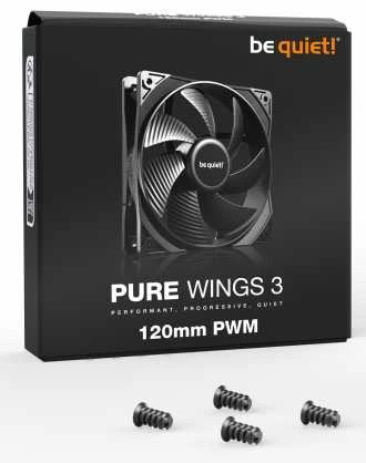 Be Quiet! Pure Wings 3 ventiliatoriaus pakuotė