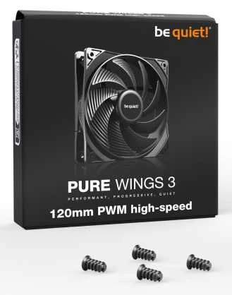 Be Quiet! LISTAN BE QUIENT PURE WINGS 3 120 mm PWM didelės spartos ventiliatorius