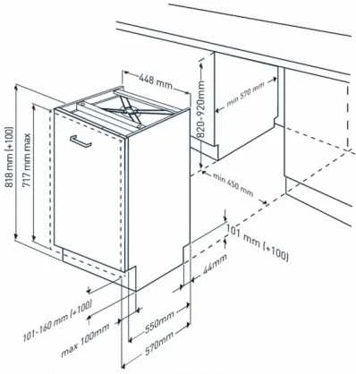 Indaplovė BEKO BDIS48E041Q