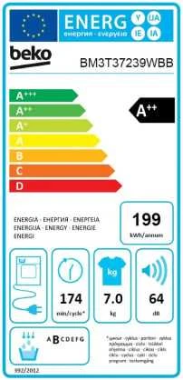 Džiovyklė Džiovintuvas BEKO BM3T37239WBB