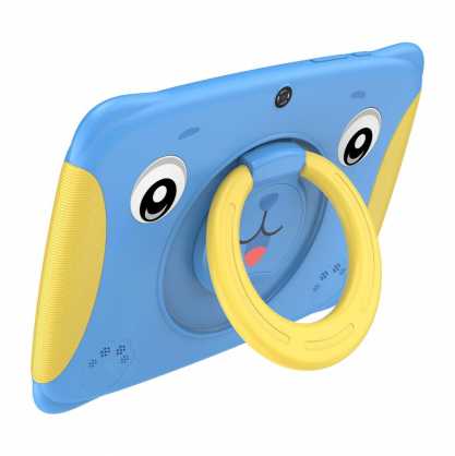 Planšetė Blackview Tab 3 Kids, Mėlyna, 7 colių HD 1024x600, 7731E keturių branduolių 1,3 GHz procesorius, priekinė 0,3 MP; galinė 2 MP kamera, 2 GB / 32 GB, 3280 mAh baterija, be įkrovimo „Doke 3.0 Go“ („Android 13“), „Wi-Fi“ versija, 802.11 b/g/n (2,4 GHz), Mėlyna