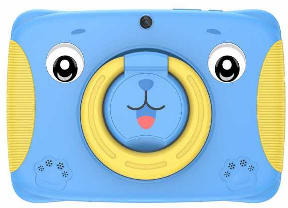 Planšetė Blackview Tab 3 Kids, Mėlyna, 7 colių HD 1024x600, 7731E keturių branduolių 1,3 GHz procesorius, priekinė 0,3 MP; galinė 2 MP kamera, 2 GB / 32 GB, 3280 mAh baterija, be įkrovimo „Doke 3.0 Go“ („Android 13“), „Wi-Fi“ versija, 802.11 b/g/n (2,4 GHz), Mėlyna