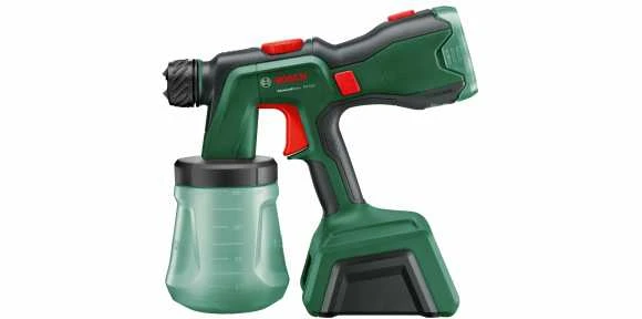 Bosch akumuliatorinis dažų pulverizatorius su indeliu