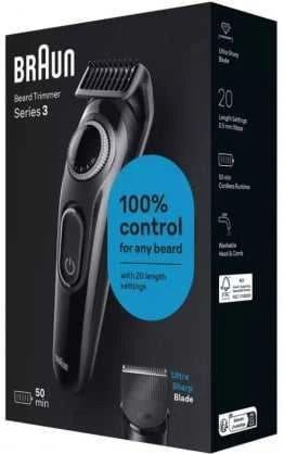 Barzdaskutė Braun 3 BT3400 juoda