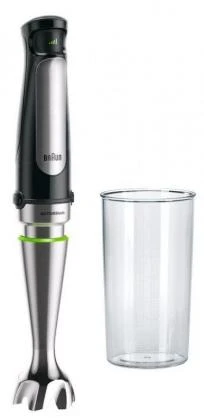 BRAUN Rankinis maišytuvas MQ 7035 X, 1000W, 0.6L, ActiveBlade, SmartSpeed, Inox/Juodas
