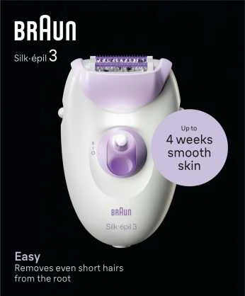 BRAUN SE3-000 Silk epil 3 Epiliatorius