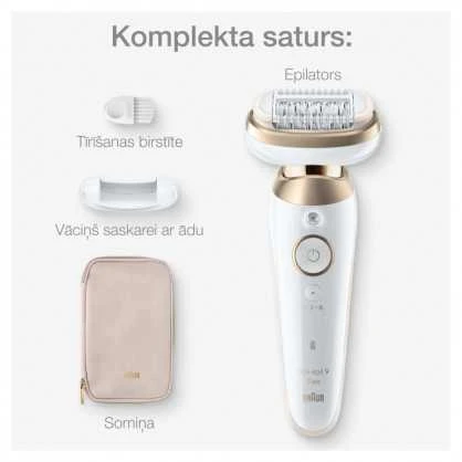 SES9-011 3D Braun Silk•épil 9 Flex Epiliatorius