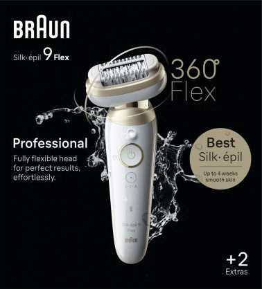 SES9-011 3D Braun Silk•épil 9 Flex Epiliatorius