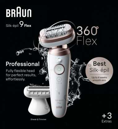 BRAUN SES9-030 3D Flex Epiliatorius