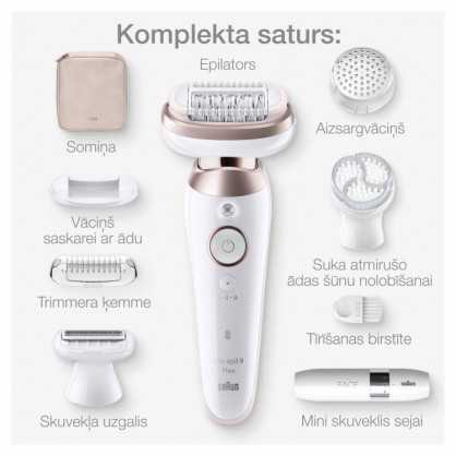 SES9-060 3D Braun Silk•épil 9 Flex Epiliatorius