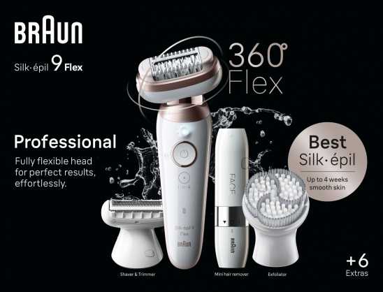 SES9-060 3D Braun Silk•épil 9 Flex Epiliatorius