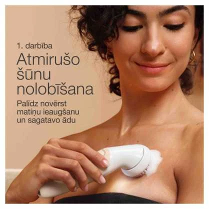Epiliatorius Braun Silk•épil 9 Flex SkinSpa SES9-481 3D, aukso sp./balta sp.