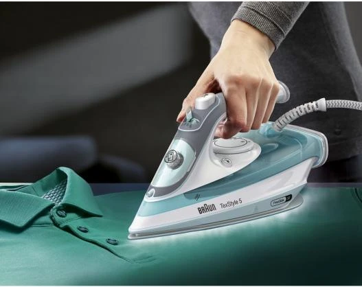 BRAUN TexStyle 5 Garų lygintuvas SI 5017 GR, 2700W, Žalias