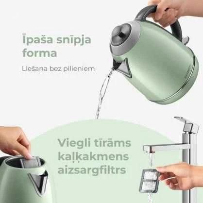 BUYDEEM Electric Virdulys, modelis K640, spalva Cozy Greenish, EU