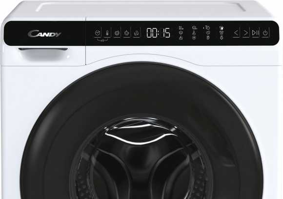 Candy | Skalbimo mašina | CW50-BP12307-S | Energy efficiency class A | Front loading | Skalbimo talpa 5kg | 1200 RPM | Gylis 49 cm | Plotis 51 cm | Ekranas | LCD | Baltas