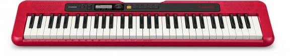 Casio CT-S200 MIDI keyboard 61 keys USB Raudona, Baltas