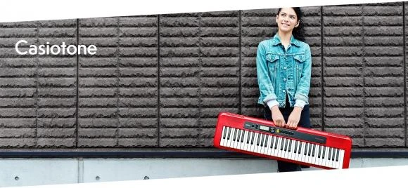 Casio CT-S200 MIDI keyboard 61 keys USB Raudona, Baltas